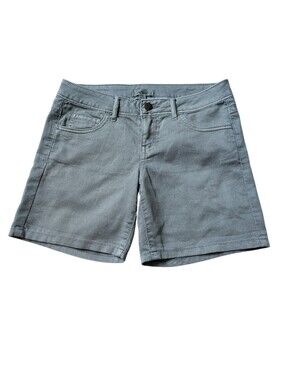 aerie Light Gray Cotton Denim Jean Shorts--Women, Teen Girl